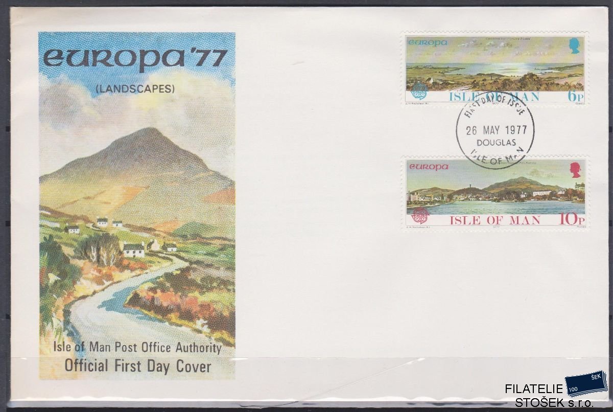 Isle of Man celistvosti Mi 95-96 FDC