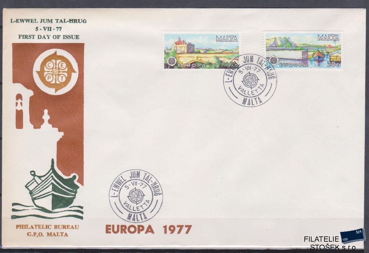 Malta celistvosti Mi 554-55 FDC