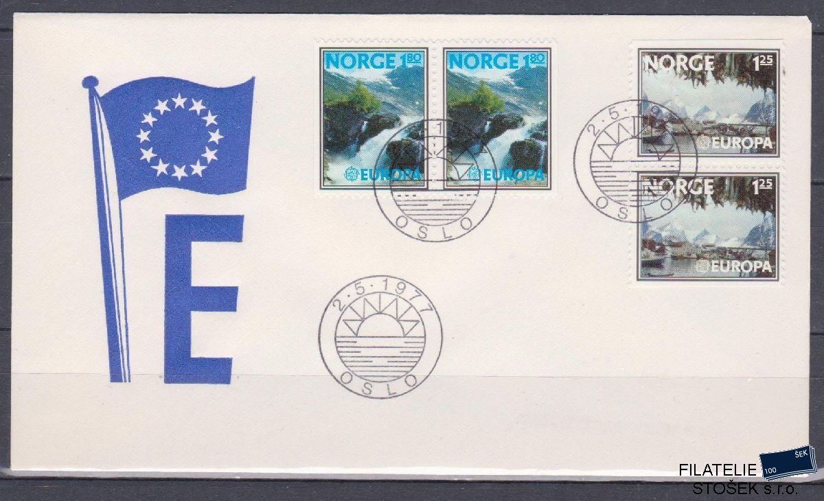 Norsko celistvosti Mi 742-43 FDC