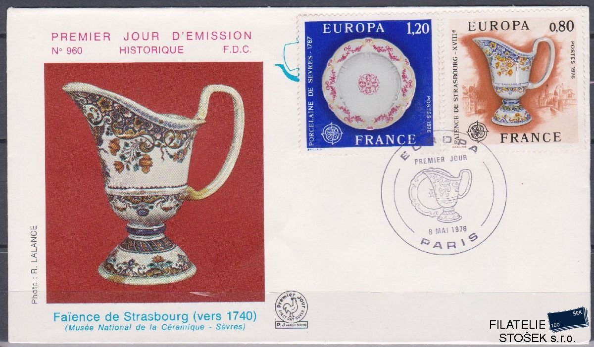 Francie celistvosti Mi 1961-62 FDC