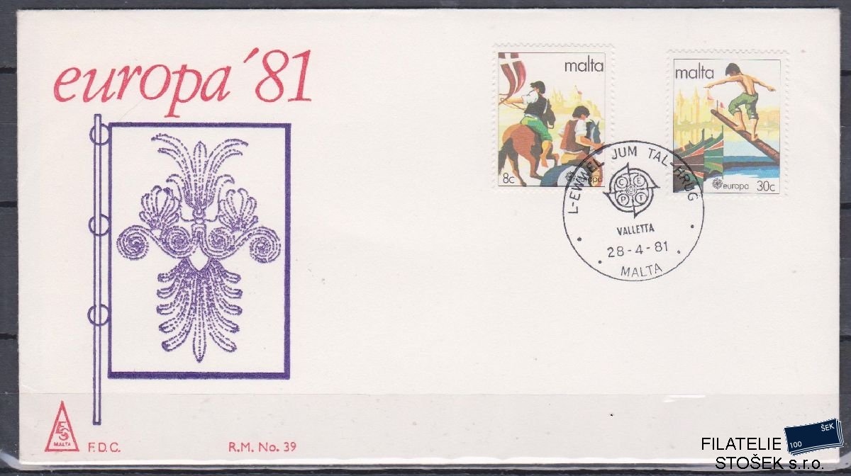 Malta celistvosti Mi 628-29 FDC