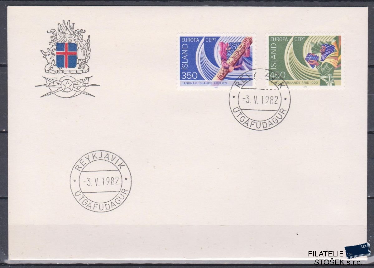 Island celistvosti Mi 578-79 FDC