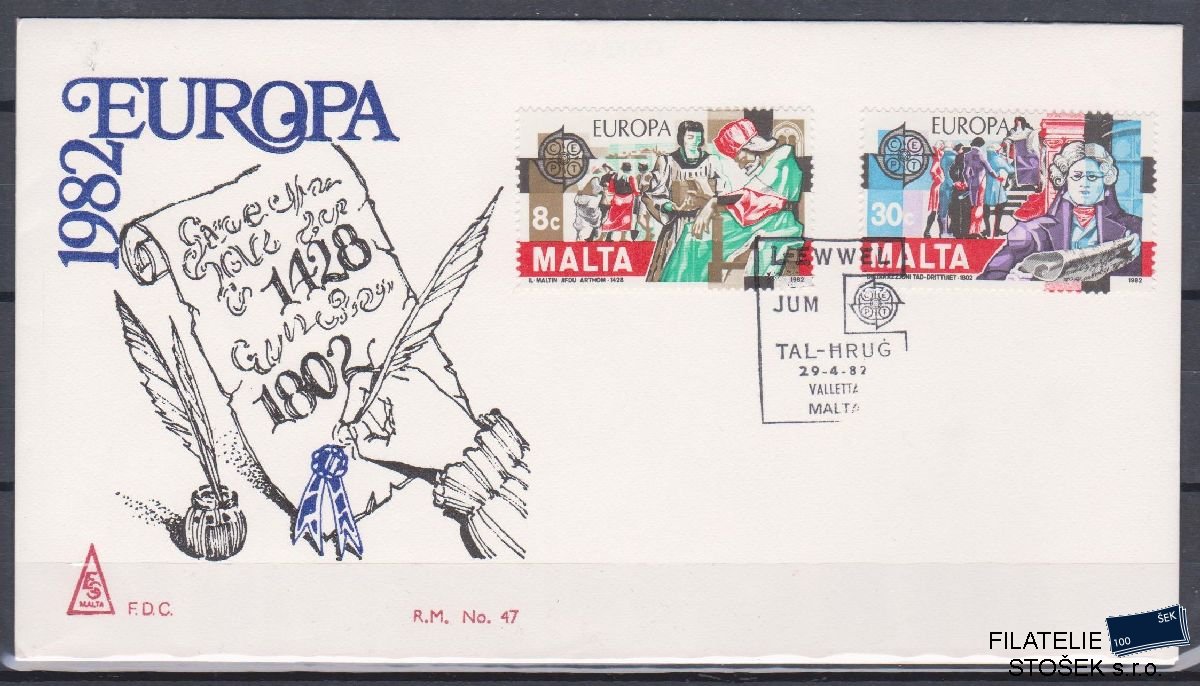 Malta známky Mi 661-62 FDC