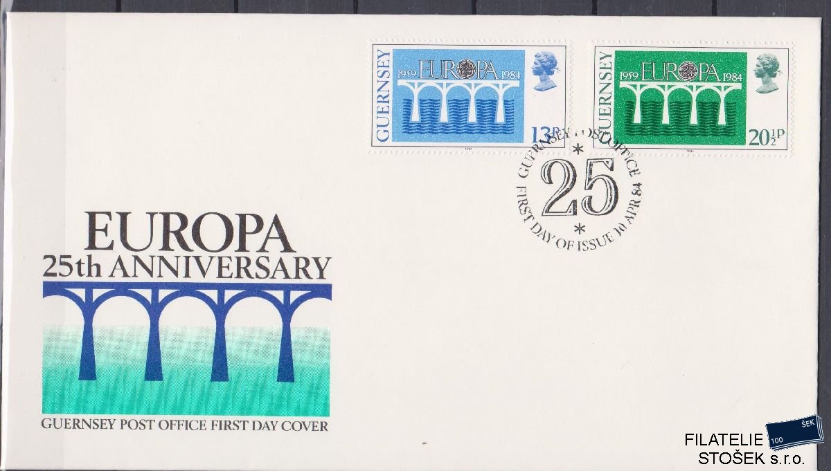 Guernsey celistvosti Mi 286-87 FDC