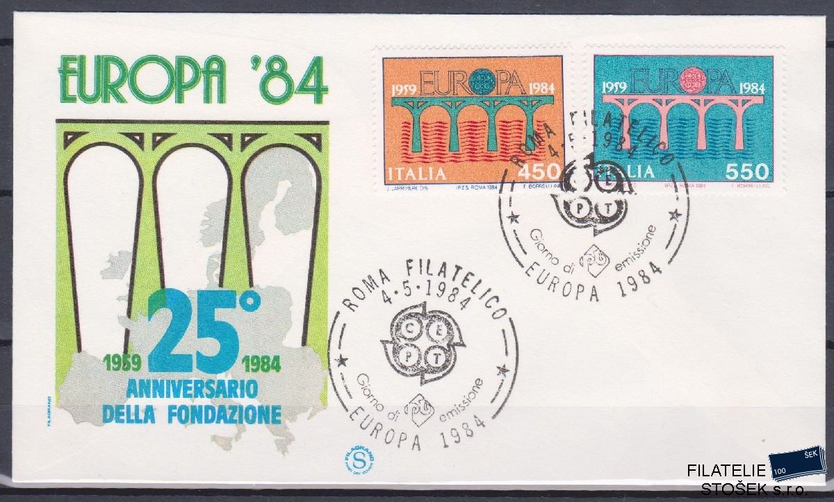 Itálie celistvosti Mi 1886-87 FDC