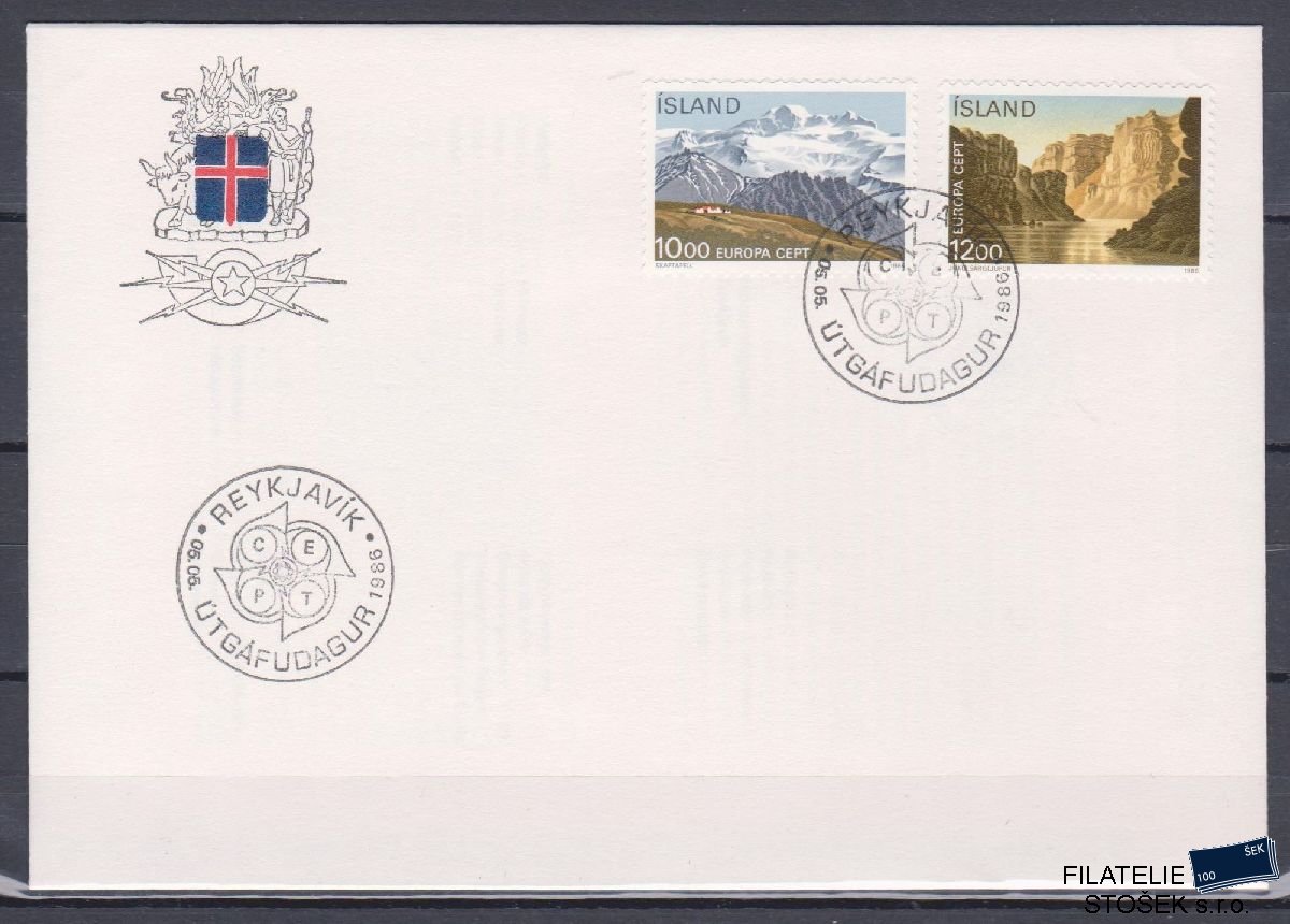 Island celistvosti Mi 648-49 FDC