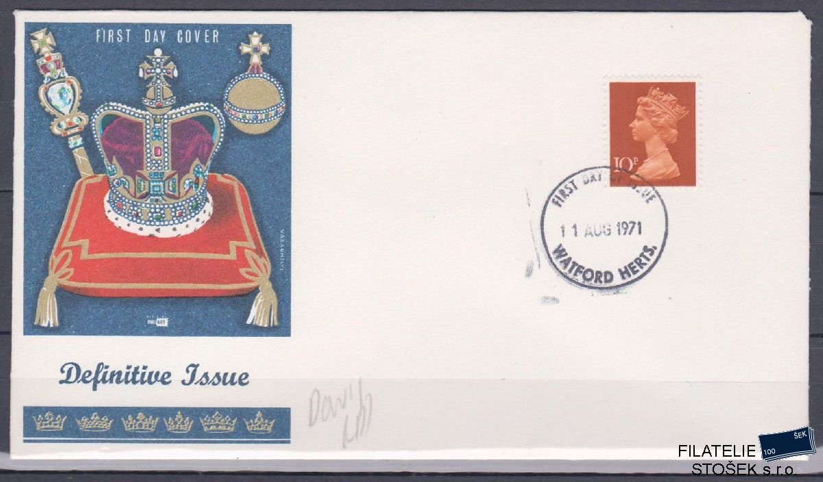 Anglie celistvosti Mi 573 FDC