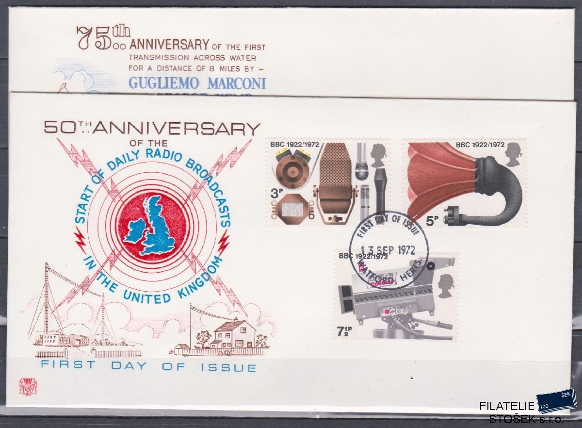 Anglie celistvosti Mi 602-5 FDC