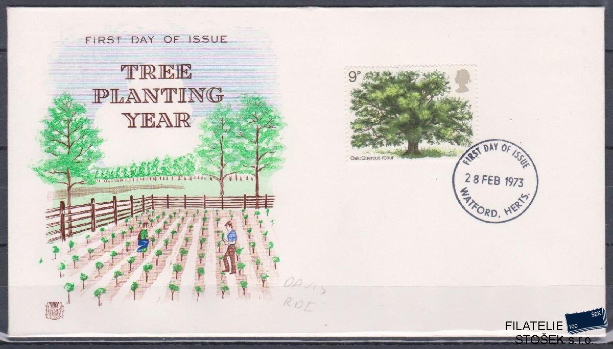 Anglie celistvosti Mi 615 FDC