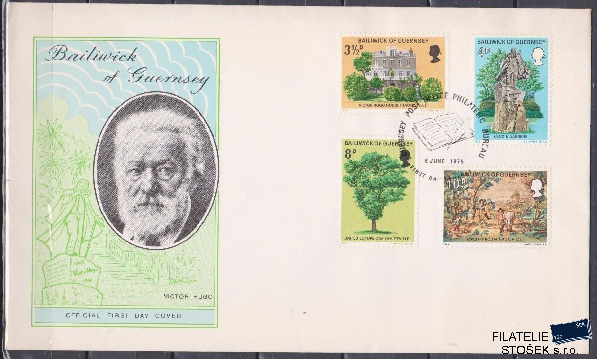 Guernsey celistvosti Mi 121-24 FDC