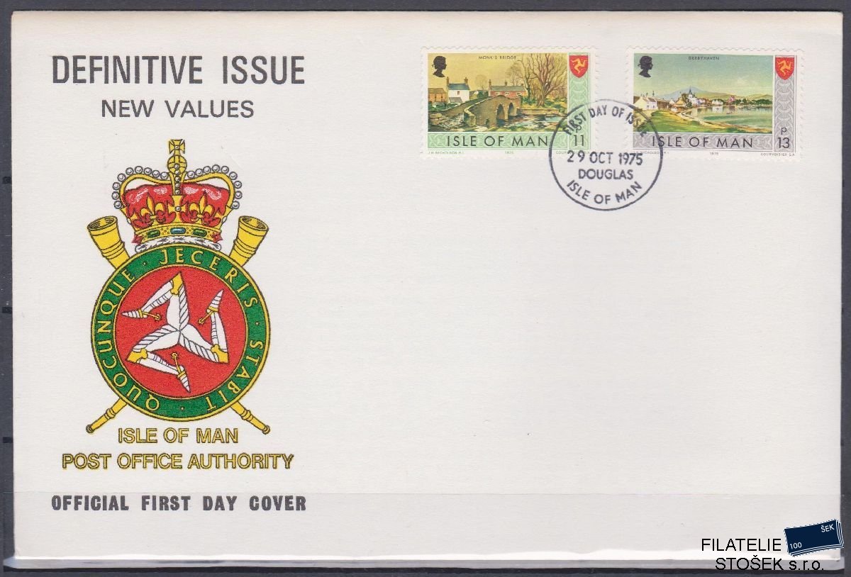 Isle of Man celistvosti Mi 72-73 FDC