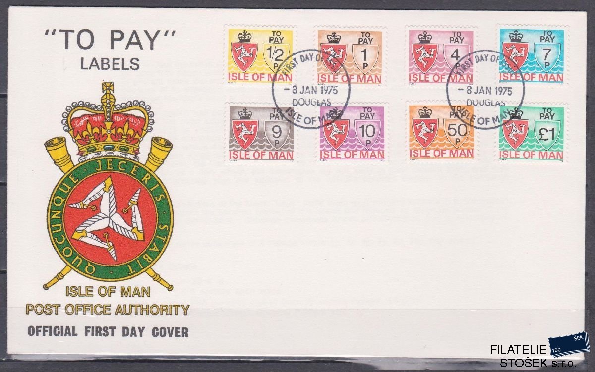 Isle of Man celistvosti Mi P 9-16 FDC