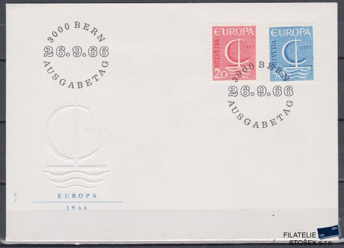 Švýcarsko celistvosti Mi 843-44 FDC