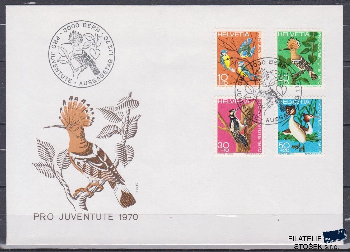 Švýcarsko celistvosti Mi 936-39 FDC