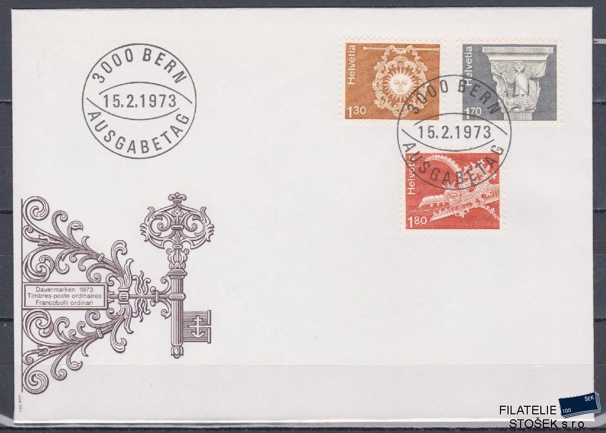 Švýcarsko celistvosti Mi 991-93 FDC