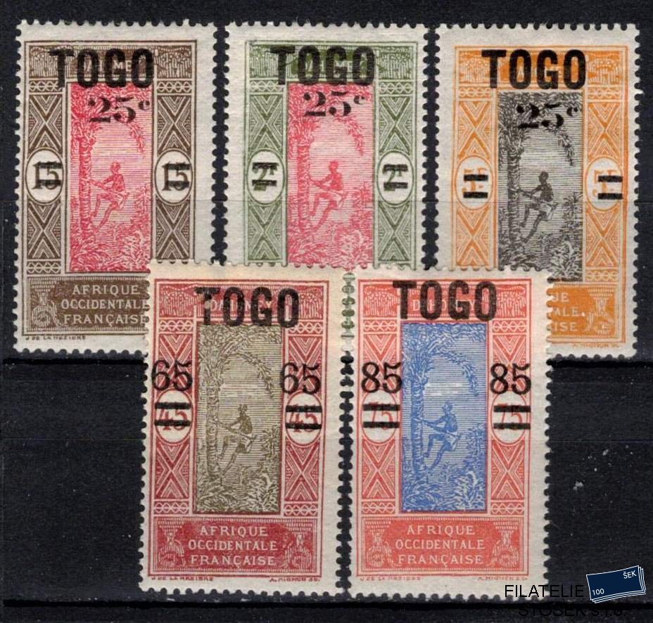 Togo známky Yv 119-23