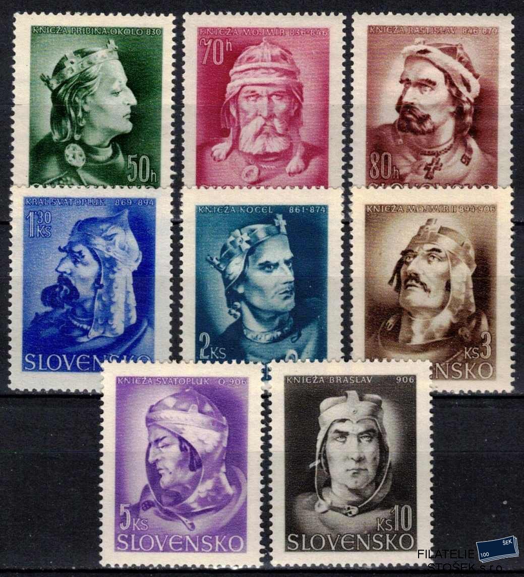 Slovensko známky 98-105