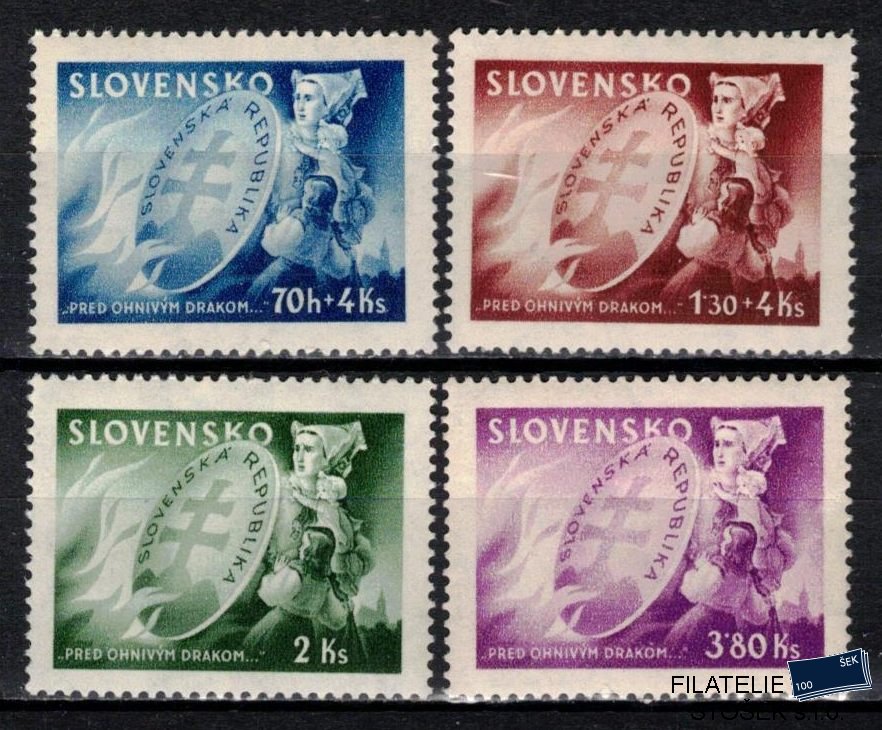 Slovensko známky 115-8