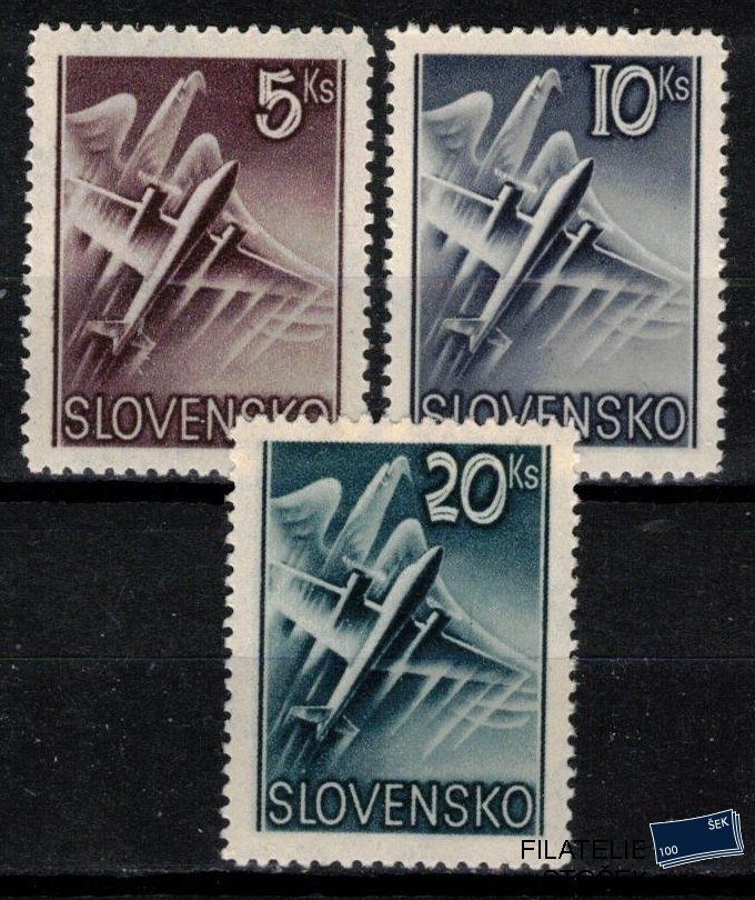 Slovensko známky L 7-9