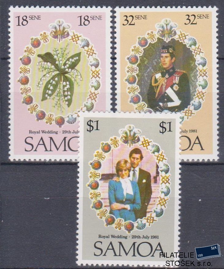 Samoa známky Mi 461-63