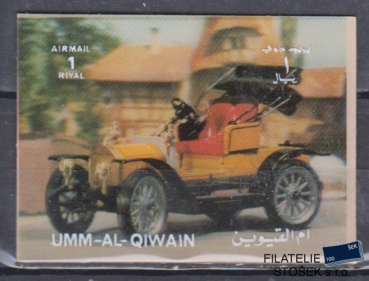 Umm al Qiwan známky - 3D - Auta - 56 x 42 mm