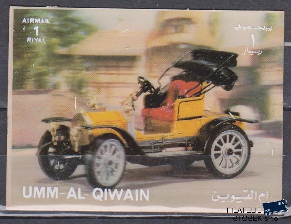 Umm al Qiwan známky - 3D Mi ex 1644-50 - Auta