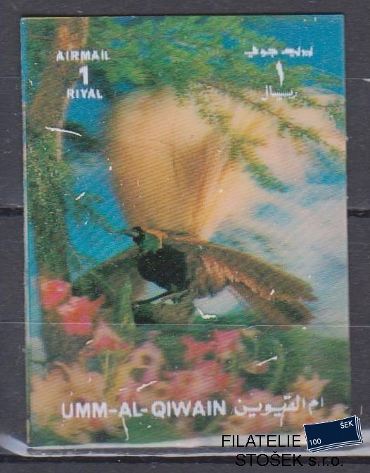 Umm al Qiwan známky - 3D Mi ex 1589-98 - Ptáci