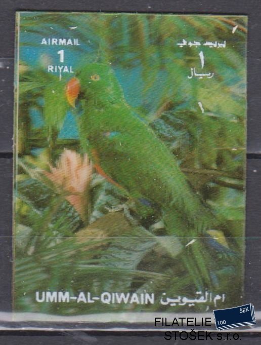 Umm al Qiwan známky - 3D Mi ex 1589-98 - Ptáci