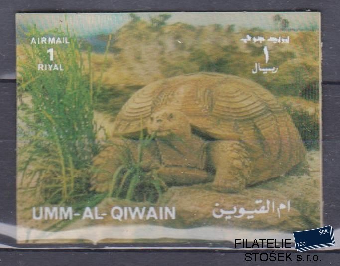 Umm al Qiwan známky - 3D - Fauna