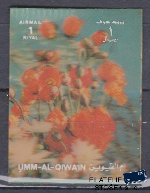 Umm al Qiwan známky - 3D Mi ex 1614-23 - Kytky