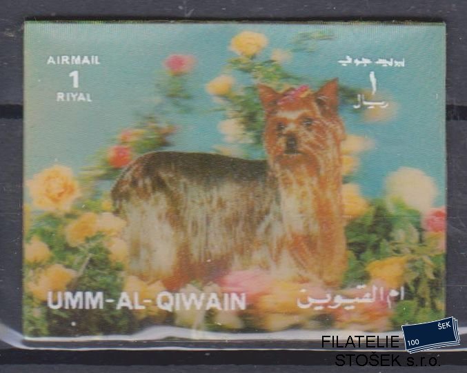 Umm al Qiwan známky - 3D Mi ex 1634-43 - Psi