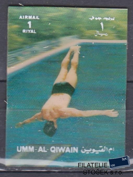 Umm al Qiwan známky - 3D - Sport