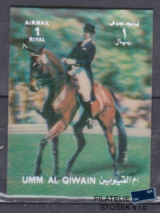 Umm al Qiwan známky - 3D - Sport