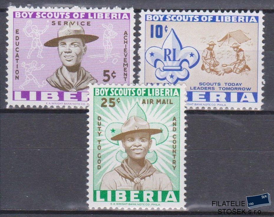 Liberia známky Mi 573-75