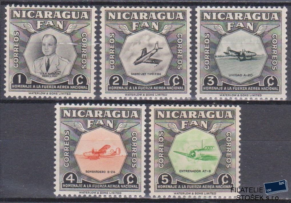 Nicaragua známky Mi 1072-76