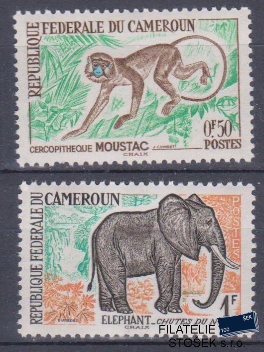 Cameroun známky Mi 355-56 Sestava