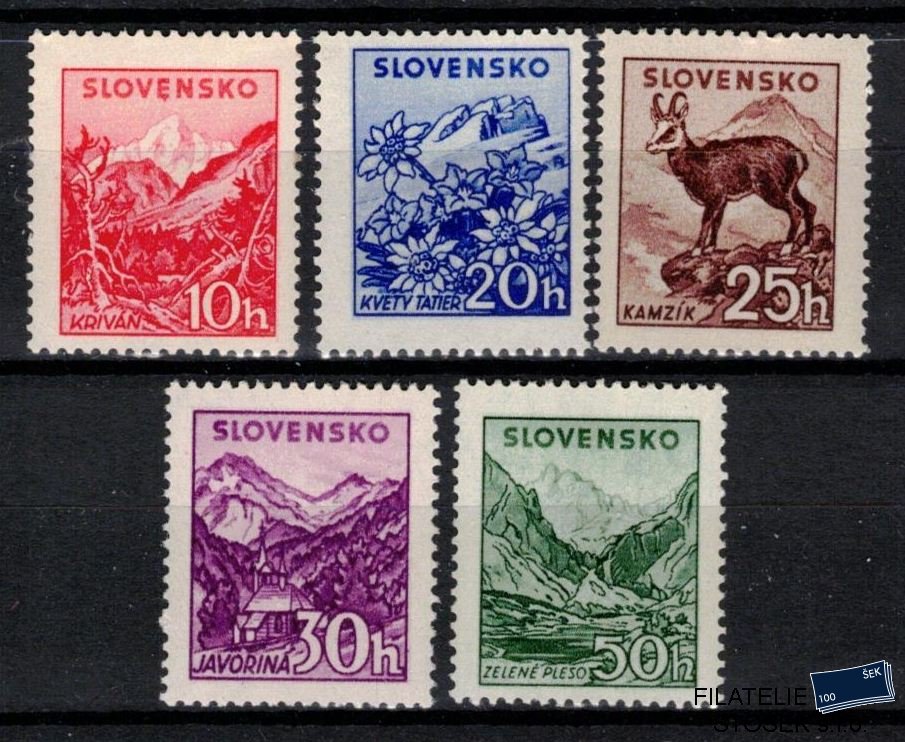 Slovensko známky 106-10