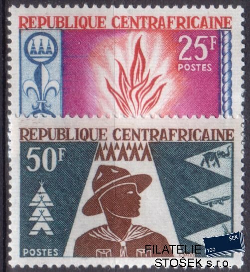 Centrafricaine Mi 0091-2