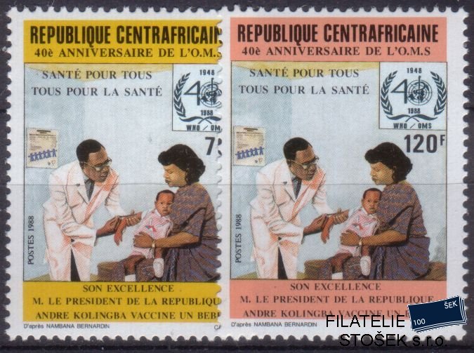 Centrafricaine Mi 1320-1