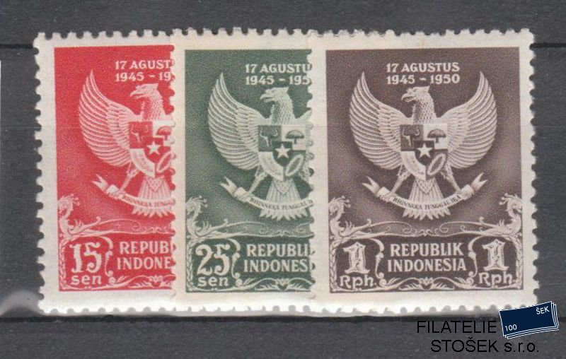 Indonésie známky Mi 65-67