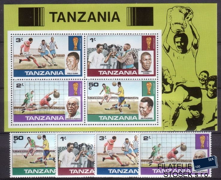 Tanzania Mi 0095-8+Bl.11