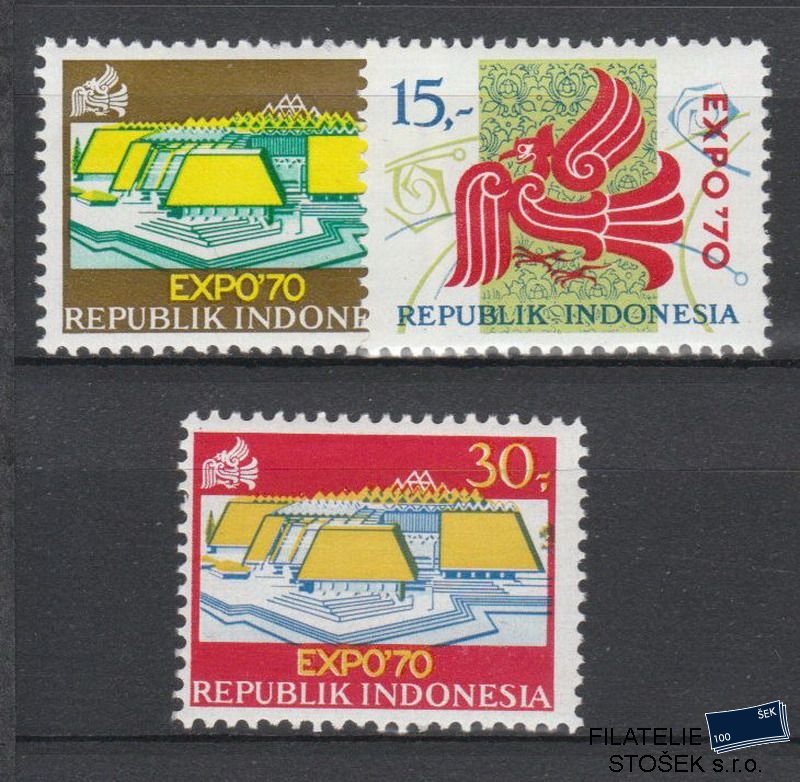 Indonésie známky Mi 665-67