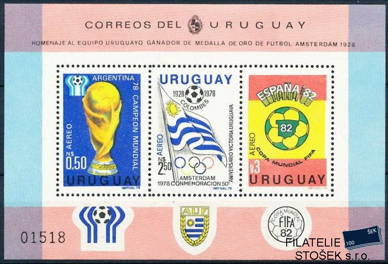 Uruguay známky Mi Bl.44