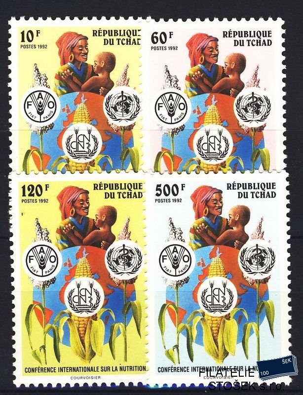 Tchad známky Mi 1223-6