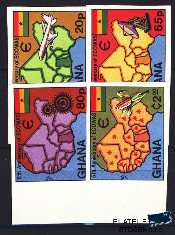Ghana známky Mi 0848-51 B