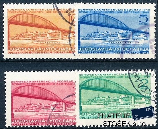 Jugoslávie známky Mi 0548-51