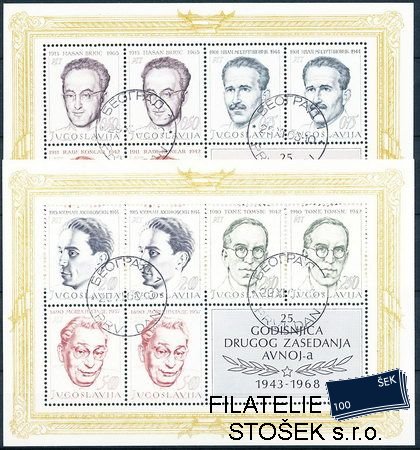 Jugoslávie známky Mi Bl.13-14