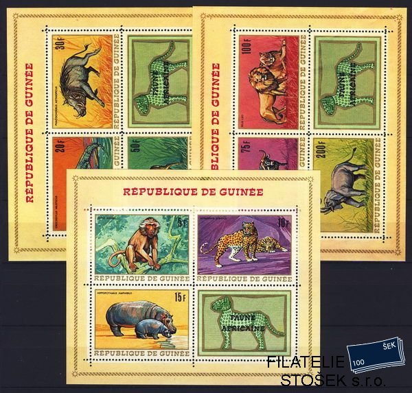 Guinée známky Mi Bl. 29-31