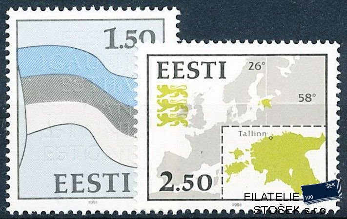 Estonsko známky Mi 174-5