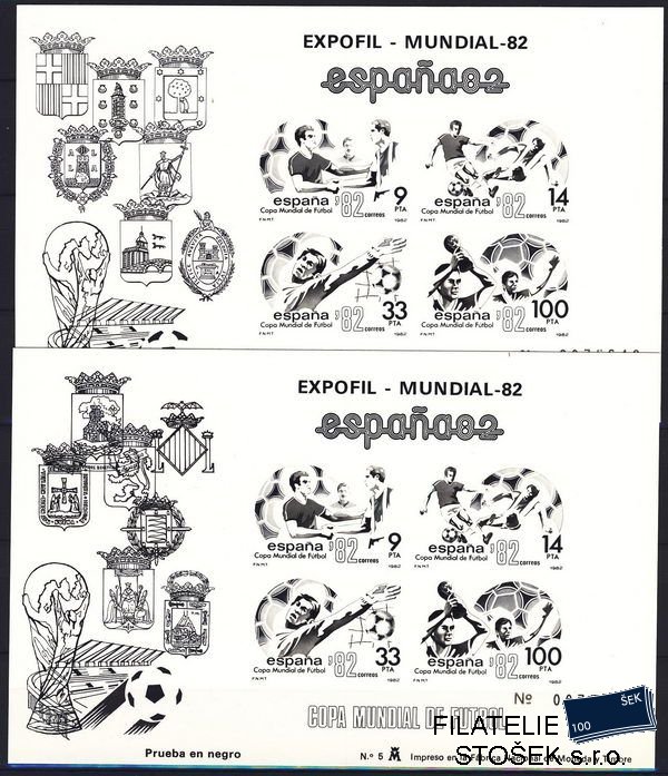 Španělsko známky Mi Bl.25-6